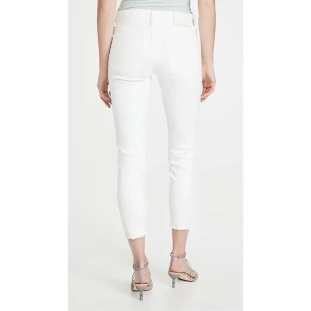 Moussy Vintage Burnside White Skinny Jeans 24 NWT